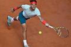Tennis - Nadal gewinnt 30. Clásico gegen Federer in Rom